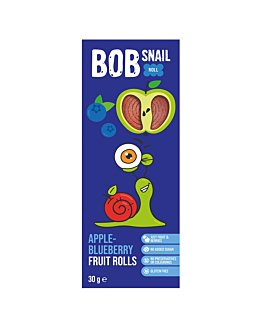Bob Snail Przekąska jabłkowo-borówkowa z owoców bez dodatku cukru, 30 g
