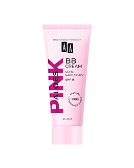 AA Pink Aloes Multinawilżający krem BB, 01 Light