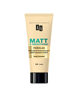 AA Make Up Podkład matująco-wygładzający, 105 Sand