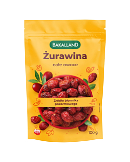 Bakalland Żurawina suszona 100g