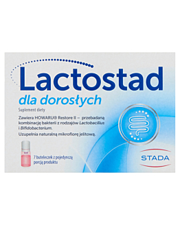 Lactostad Dla Dorosłych, Suplement diety zawierający żywe kultury bakterii, Płyn