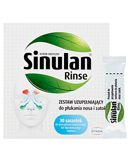Sinulan Rinse, Zestaw uzupełniający, Saszetki