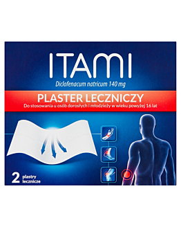 Itami 140 mg Plastry przeciwbólowe, 2 szt.