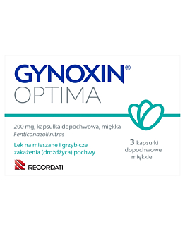 Gynoxin Optima 200 mg kapsułki dopochwowe miękkie