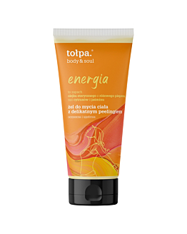 Tołpa Body & Soul Żel do mycia ciała z Delikatnym Peelingiem Energia