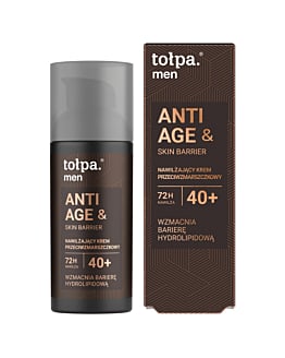 Tołpa Men Anti Age & Skin Barrier Nawilżający krem przeciwzmarszczkowy 40+ 
