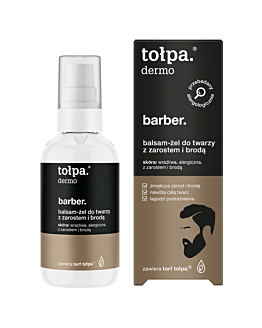 Tołpa Men Balsamo-Gel Viso per Barba e Baffi 75 ml