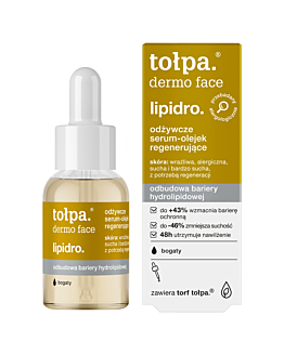 Tołpa Dermo Face Lipidro - Odżywcze serum-olejek regenerujące 30ml