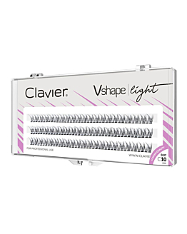 Clavier Vshape Light kępki rzęs 10mm