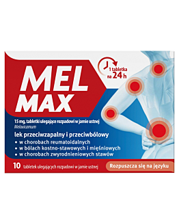Mel Max 15 mg 10 tabl.