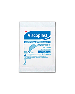 Viscoplast, Kompresy gazowe jałowe, 7,5x7,5cm