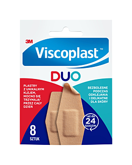 Viscoplast Duo, Zestaw plastrów, 2 Rozmiary