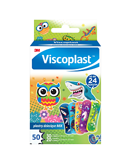 Viscoplast Mix, Plastry dziecięce, 2 Rozmiary