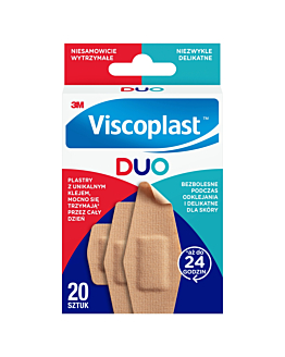 Viscoplast Duo, Zestaw plastrów, 3 Rozmiary