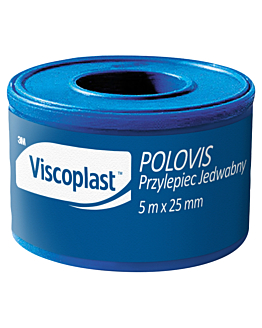 Viscoplast Polovis, Przylepiec jedwabny, 5x0,025m