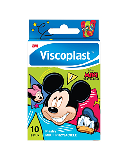 Viscoplast Miki i Przyjaciele, Plastry dla dzieci, 7,2x2,5cm