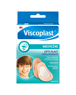 Viscoplast Opti-Plast Maxi, Plastry okulistyczne, 8,2x5,7cm
