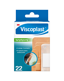 Viscoplast Plastry Turystyczne, zestaw 22 szt.