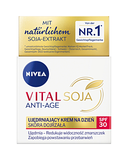Nivea Vital Soja Ujędrniający krem na dzień SPF30 skóra dojrzała 