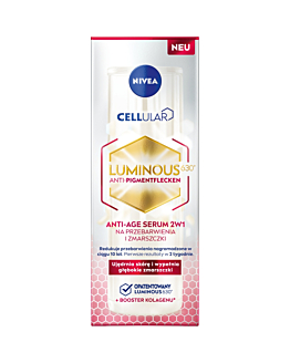 Nivea Cellular Luminous Anti Age Siero 2in1 Anti-Macchie e Rughe 30 ml