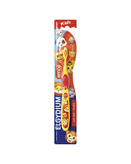 Elgydium Emoji Kids, Szczoteczka do zębów dla dzieci 2-6 lat