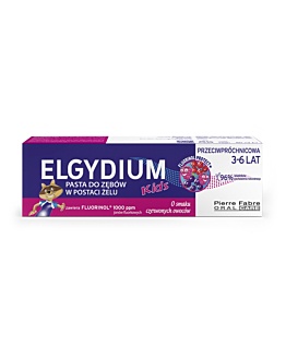 Elgydium Kids Przeciwpróchnicowa pasta do zębów dla dzieci, 3-6 lat