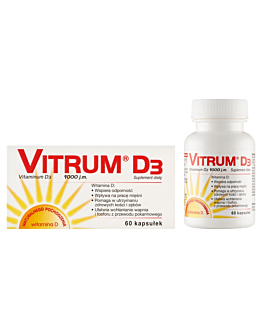Vitrum D3 1000 J.M, Kapsułki