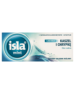 Isla-Mint, Pastylki do ssania, Smak miętowy