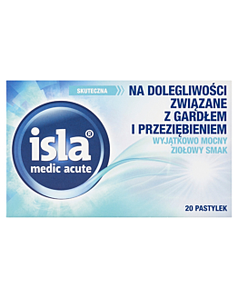 Isla Medic Acute Mocno Ziołowe Pastylki do ssania