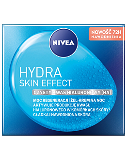 Nivea Hydra Skin Effect Moc regeneracji Żel-krem na noc