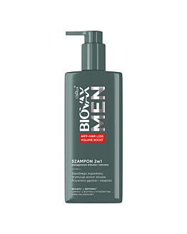 L'biotica Biovax Men Anti Hair-Loss & Volume Szampon 2w1 do pielęgnacji włosów i zarostu 