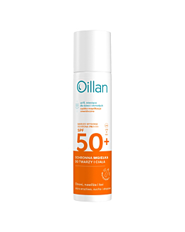 Oillan Sun Ochronna mgiełka przeciwsłoneczna z filtrem SPF50+ do sk&oacute;ry wrażliwej