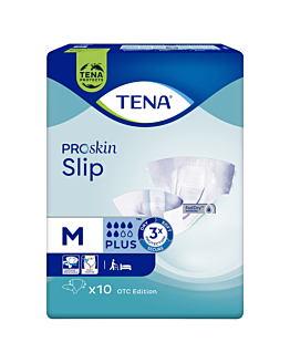 Tena Slip ProSkin Plus, Pieluchomajtki dla dorosłych, 73-122cm, Medium