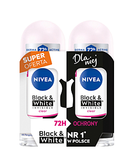 Nivea Deo Roll-on Black & White Duopack 2x50ml