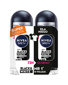 Nivea Deo Men Roll-on Black & White Duopack 2x50ml