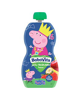 Bobovita Jabłko z Bananem i Truskawką - Mus 100 g
