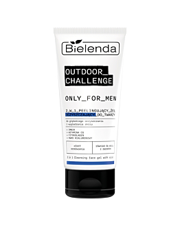 Bielenda Only For Men Outdoor Challenge 2w1 Peelingujący żel oczyszczający do twarzy
