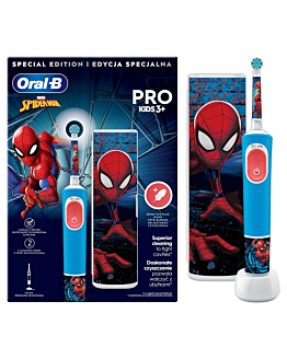 Oral-B Pro Kids Szczoteczka elektryczna Spider Man + etui 