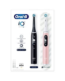 Oral-B iO Series 6 Duo Black & Pink Sand Zestaw szczoteczek elektrycznych
