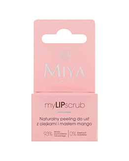Miya Mylipscrub Scrub Labbra Naturale con Oli e Burro di Mango 10 g