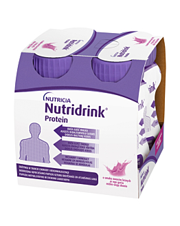 Nutridrink Protein, Doustny wysokobiałkowy preparat odżywczy, Smak owoce leśne