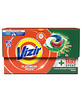 Vizir Biały Kapsułki +Fairy Efekt 20 sztuk