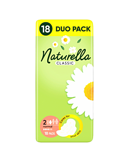Naturella Normal Duo Assorbenti con Ali, 18 pz