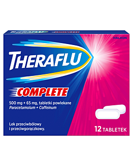 Theraflu Complete 500 mg + 65 mg, Tabletki powlekane