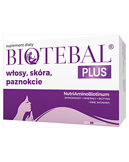 Biotebal Plus Włosy Skóra Paznokcie, Tabletki
