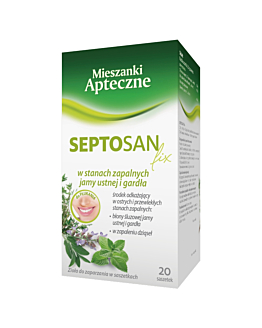Septosan fix zioła do zaparzania w saszetkach (1g+500mg+500mg)/sasz. 20 sasz. pog