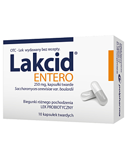 Lakcid Entero 250 mg 10 Kapsułek