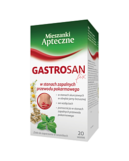 Gastrosan fix zioła do zaparzania w saszetkach (1g+660mg+340mg)/2g 20 toreb.