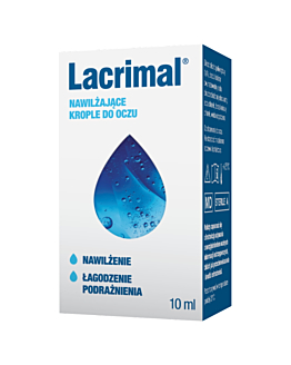 Lacrimal krople do oczu nawilżające, 10 ml