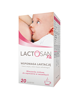 Lactosan Fix, Mieszanka ziołowa wspomagająca laktację, Saszetki